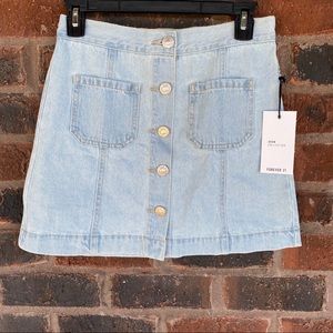 Forever 21 Denim Skirt XS